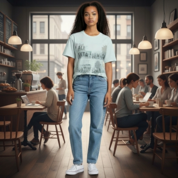 American Eagle Mint Green Tshirt - Picture 3 of 6